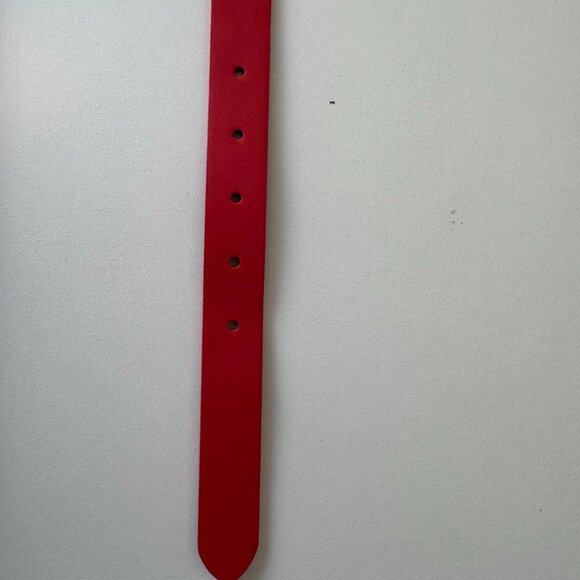 NWOT - Banana Republic Trouser Belt - L - Red Flame - Picture 2 of 5
